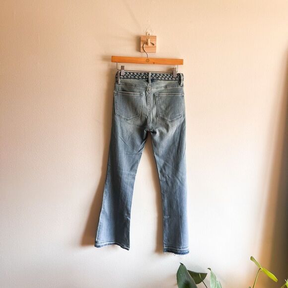 Anthropologie Frame Le Crop Mini Boot with Braided Belt Size 24 - Picture 7 of 9